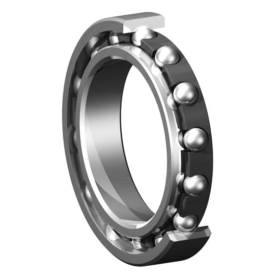 Open phenolic crown cage bearing